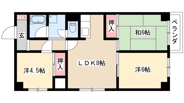 チサンマンション東別院の間取り写真