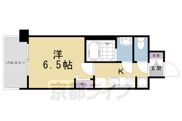 プレサンス THE KYOTO 新町通の間取り写真