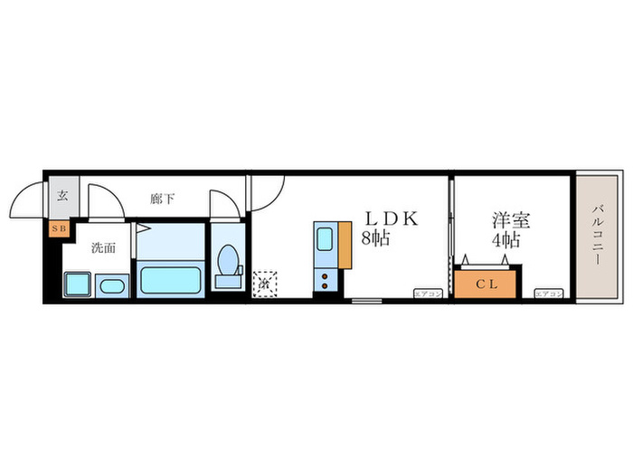 KRM RESIDENCE NAGAOKATENJINの間取り写真