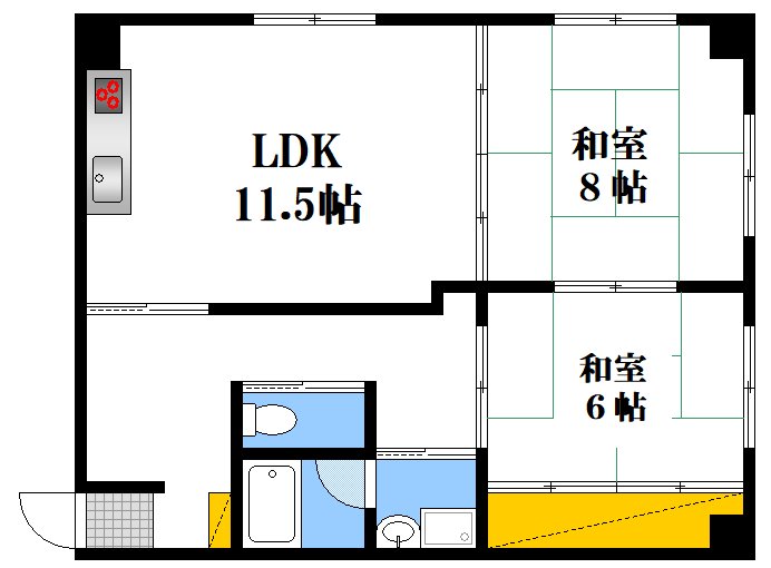 リバーサイド舟入の間取り写真
