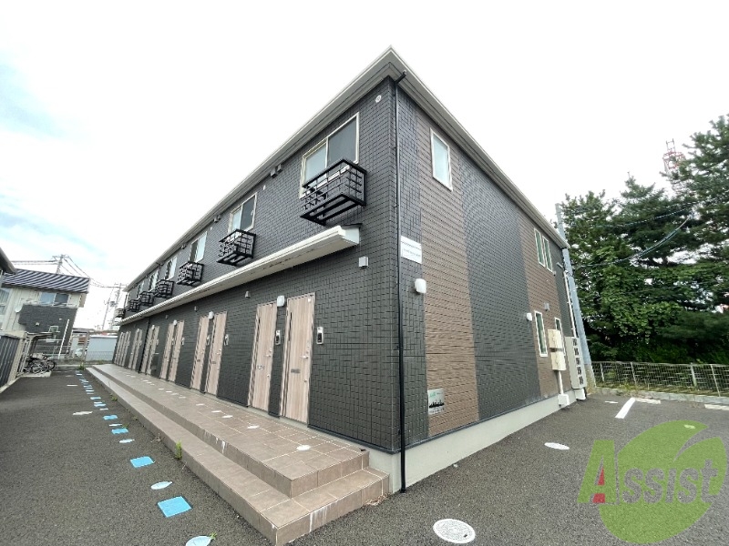 建物外観　名取市上余田字千刈田４４３「ＧＲＡＮＤＳＯＬＥＩＬ上余田II」