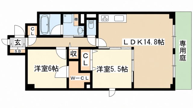 地下鉄東山線 本郷駅 徒歩7分 4階建 築14年の間取り写真