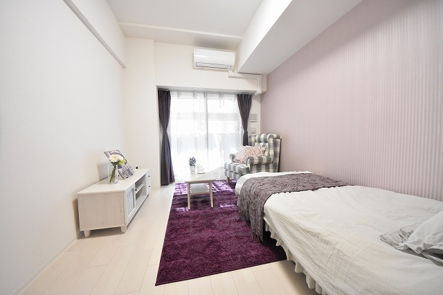 居室・リビング　お部屋によって内装のカラーパターンが異なります。
