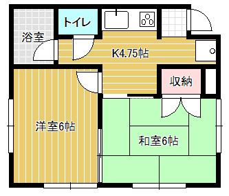 ヴィヴィアン白江の間取り