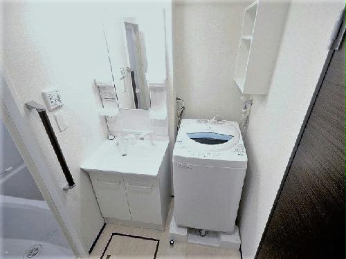 洗面設備　設備・仕様は号室により異なる為、現況を優先致します。