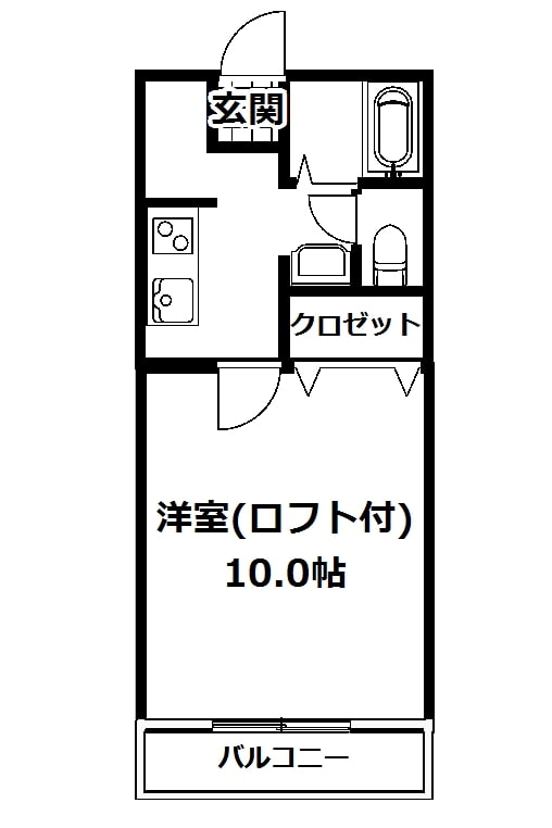 WEST SIDE BOXの間取り