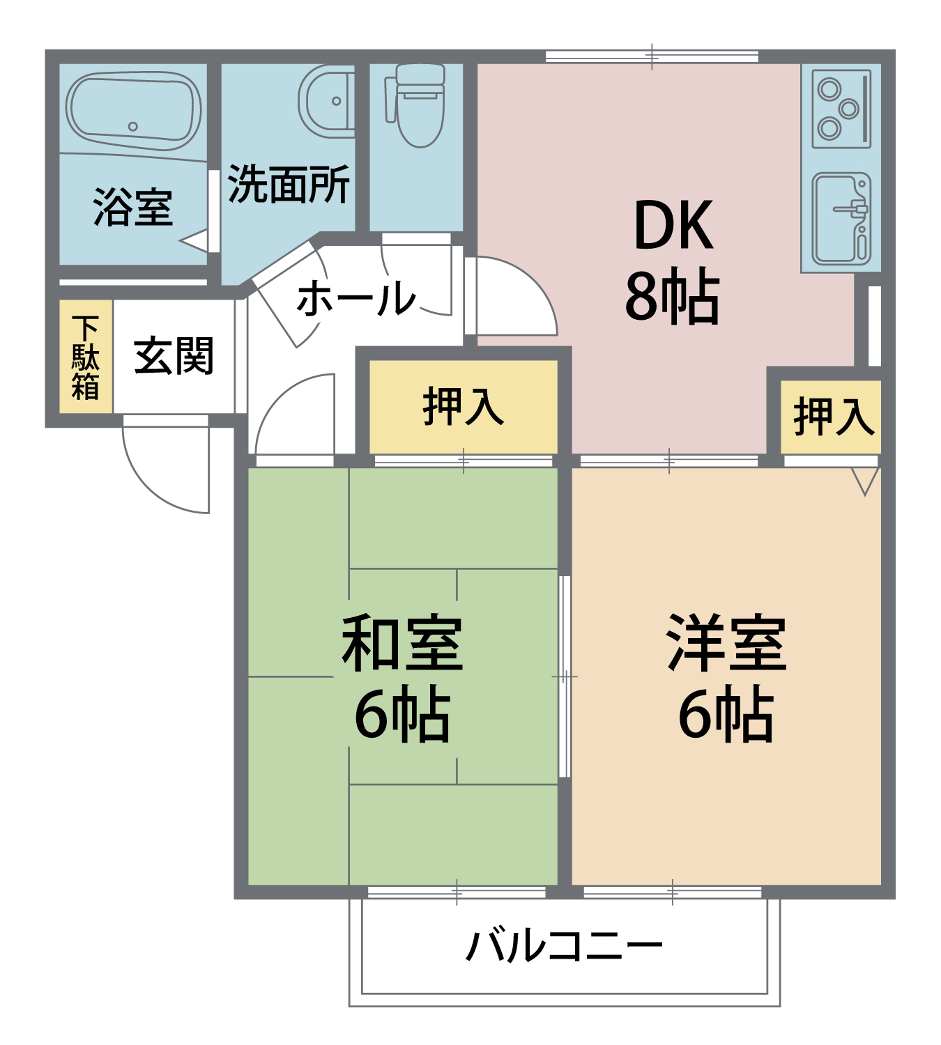 ダンデライアンハウス　Ｂ棟の間取り