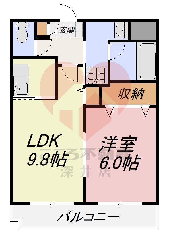 トゥールビヨンの間取り