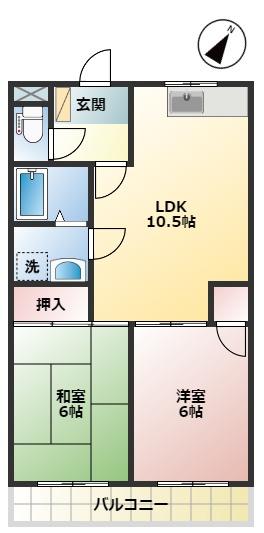 細井マンションの間取り