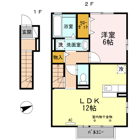 DH・Seyny島田の間取り