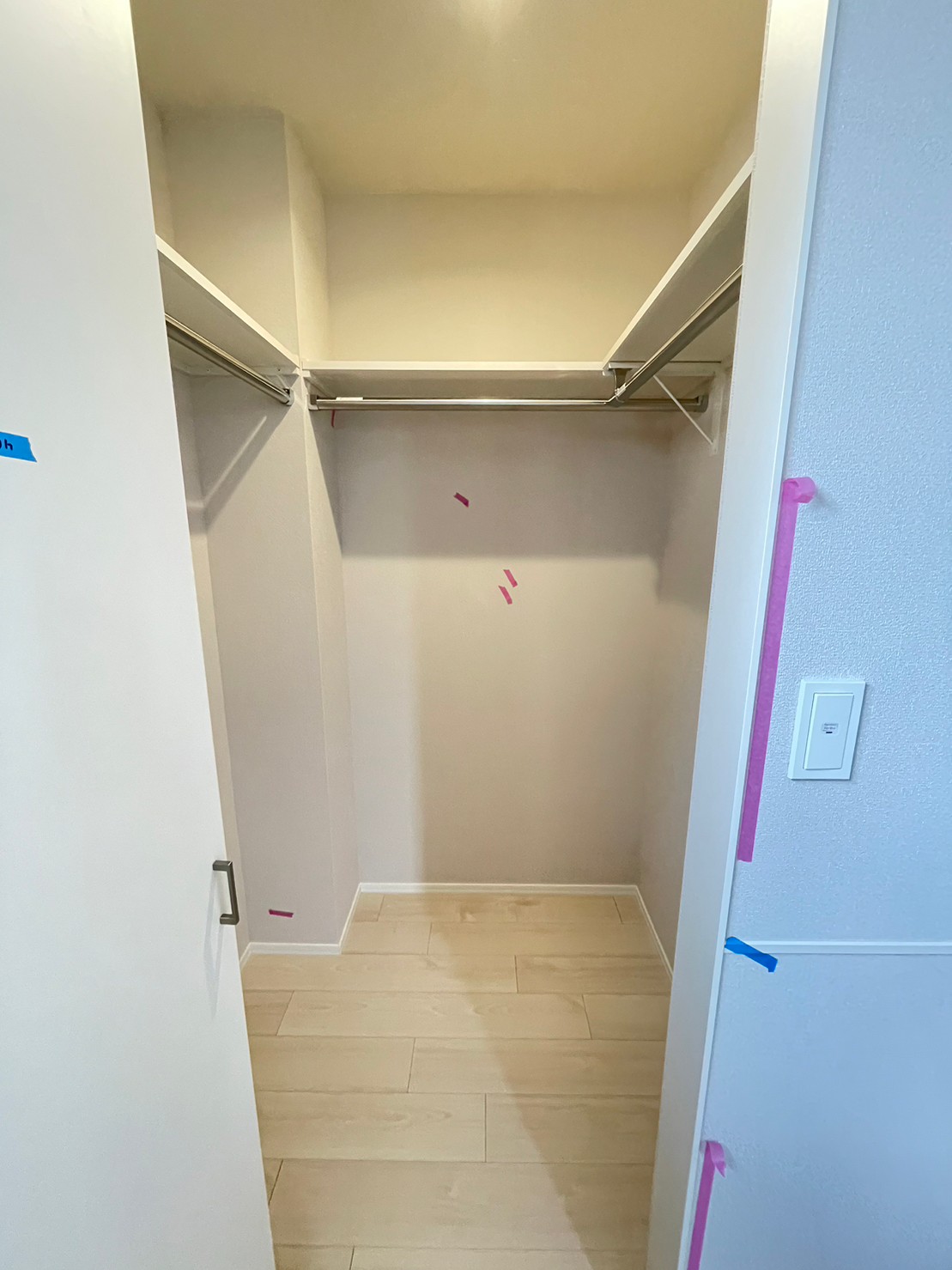 収納　ウォークインクローゼット