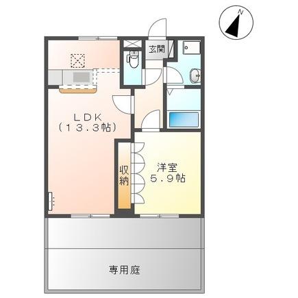 メルヴェールＭ．IIの間取り