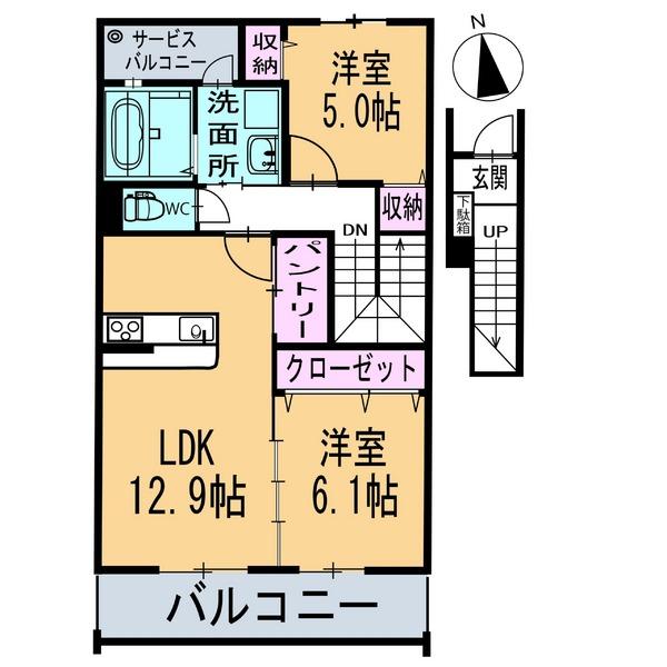 フィオーレの間取り