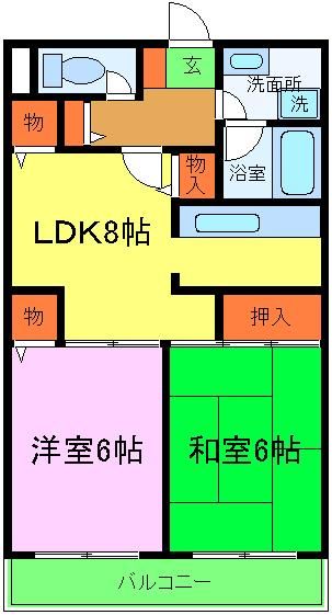 トークストリートアソガワの間取り