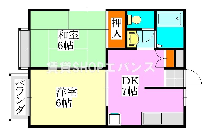 エリールさぎぬまの間取り