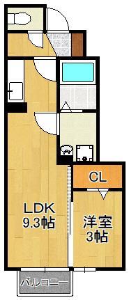 Ｄ－ｒｏｏｍ葛原の間取り