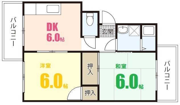 ファミリーコーポの間取り