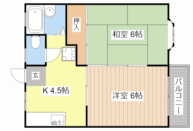 アムール十里の間取り