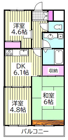 ハイクレスト喜沢南マンションの間取り