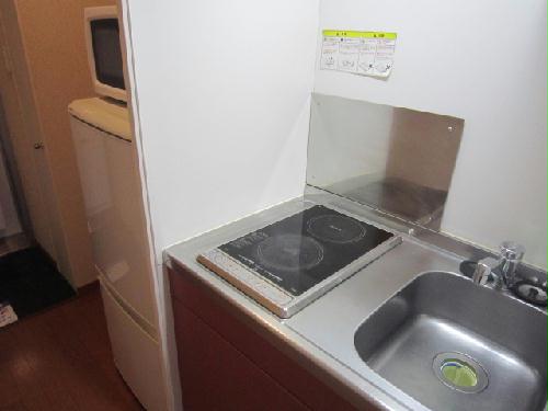 キッチン　2口のラジエントヒーター付です。