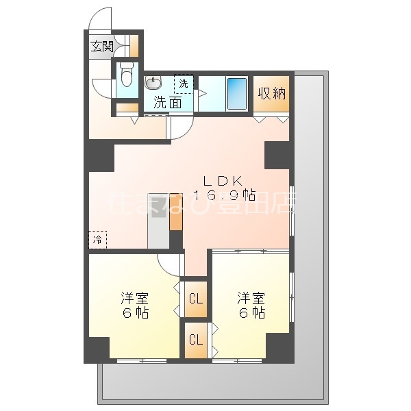 安城市相生町のマンションの間取り