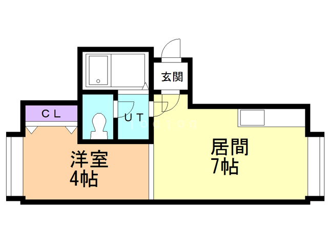 ヴァンテアン北の間取り