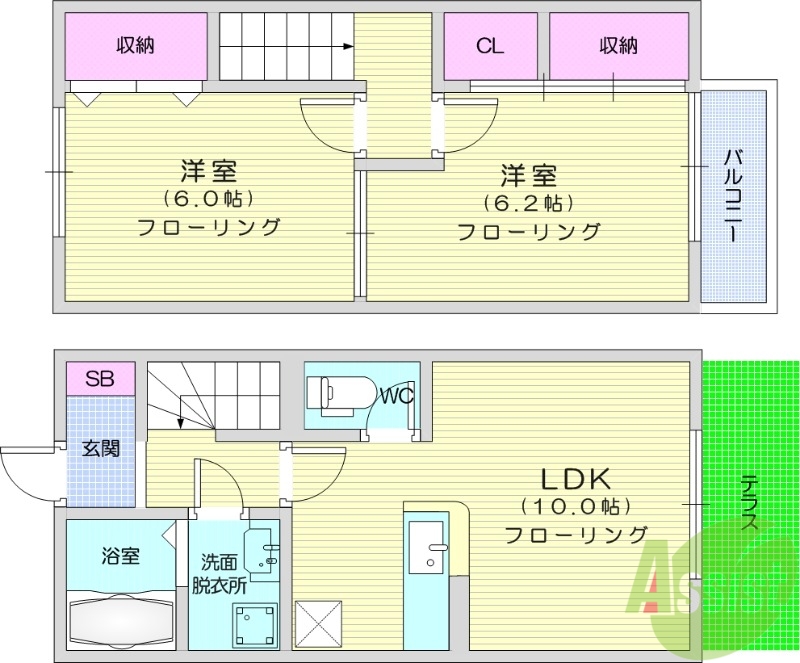 Grand Fontaine Aの間取り