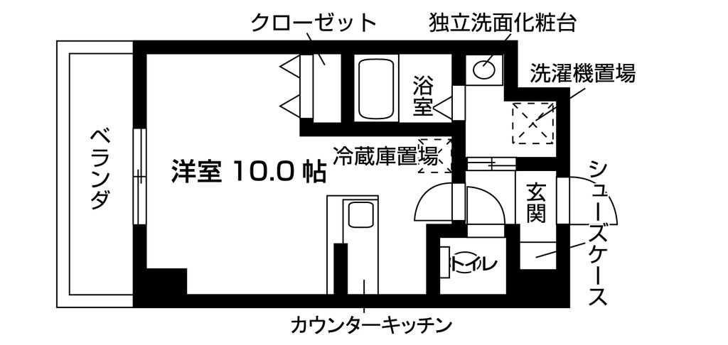 レスペランス西小路の間取り