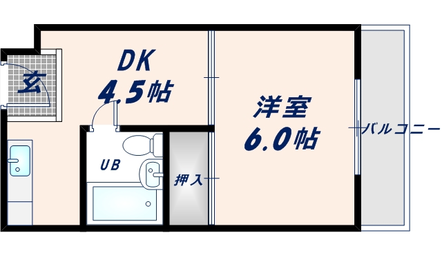 メゾン大和下小阪の間取り