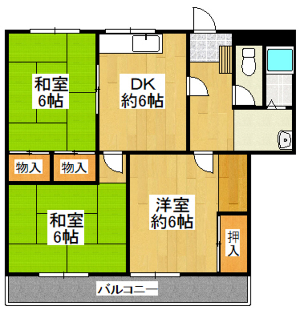 ドリ－ムハイツ小林の間取り