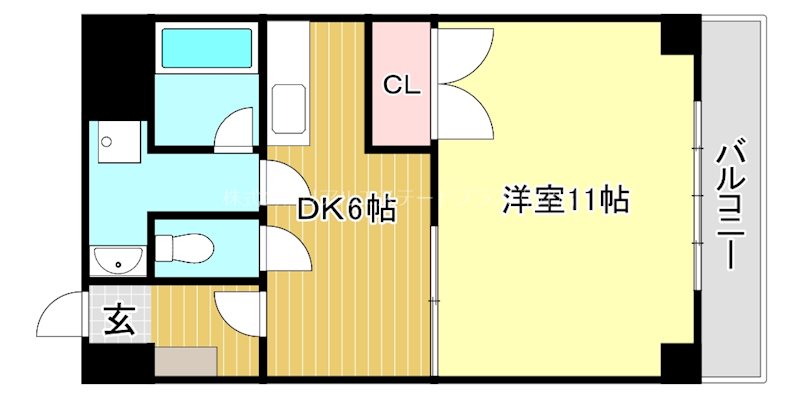 ヴィラ栗東の間取り