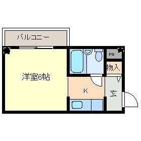 高石市綾園のマンションの間取り