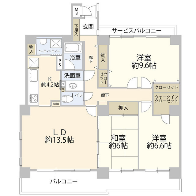 藤和ガーデンハウス葉山（０００４７１８）の間取り