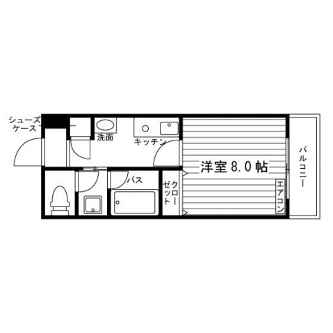 サンカレッジ藤ヶ丘の間取り