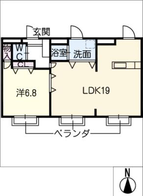 ドリーム旭の間取り