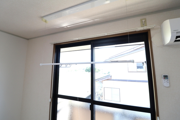 その他設備　室内物干し