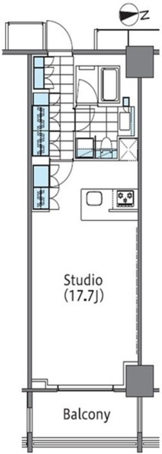 【コンフォリア新宿イーストサイドタワー タワー棟の間取り】