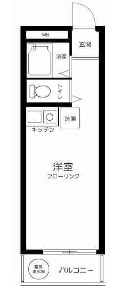 トップ二子玉川第2の間取り