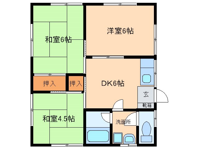 サリーナス小川　D～Fの間取り