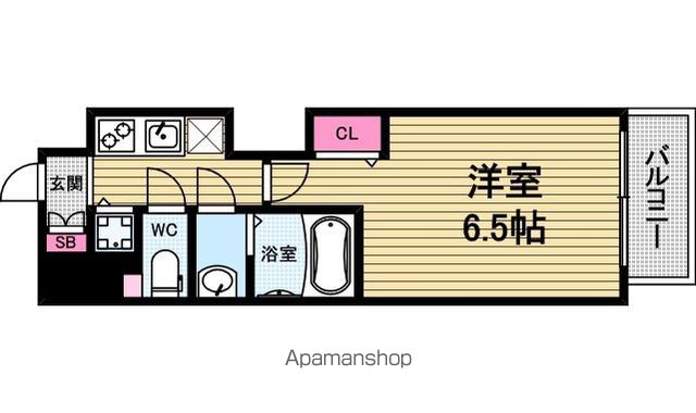 プレサンス谷町キャトルの間取り写真