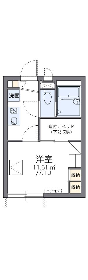 レオパレスクレインの間取り