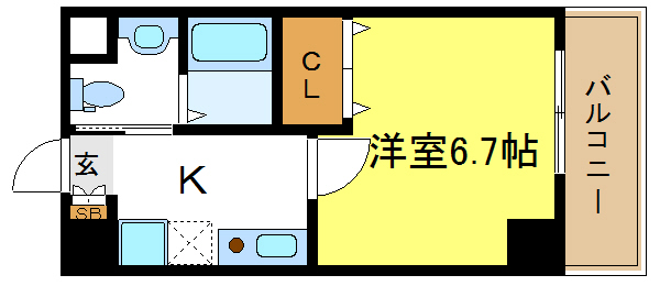 ラフォーレ喜連瓜破の間取り写真