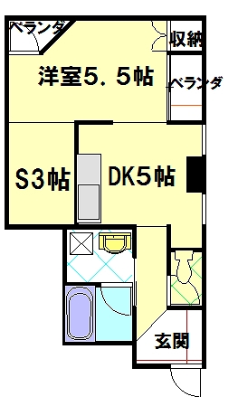 ハビタ４番館の間取り