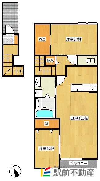 【ＳＯＤＯＲＩＮＮ．Ｐの間取り】