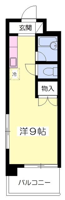 松山市春日町のマンションの間取り