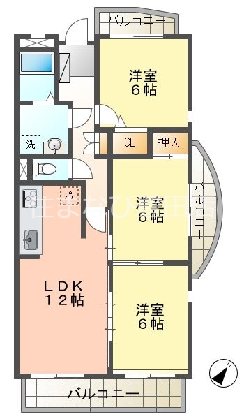 バンブー竹谷の間取り