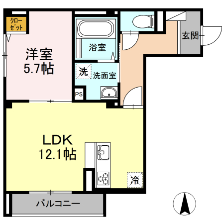 ラフォーレFの間取り