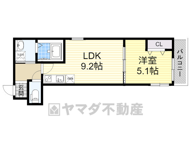 【フジパレス阪急豊津駅南2番館の間取り】