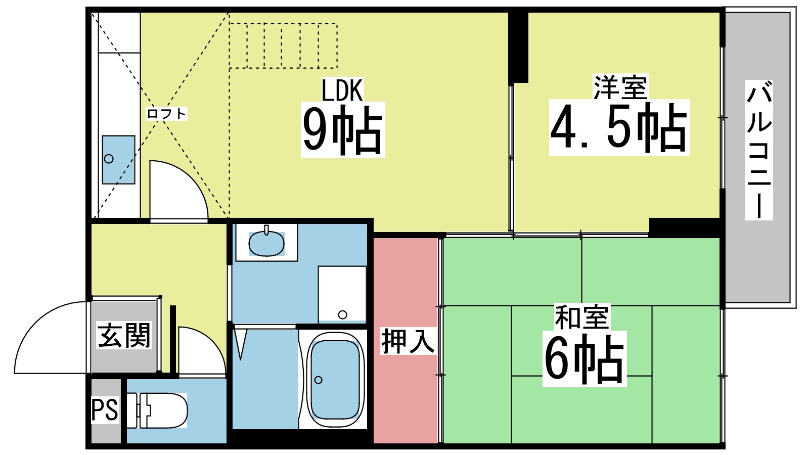 アンペラ灘の間取り