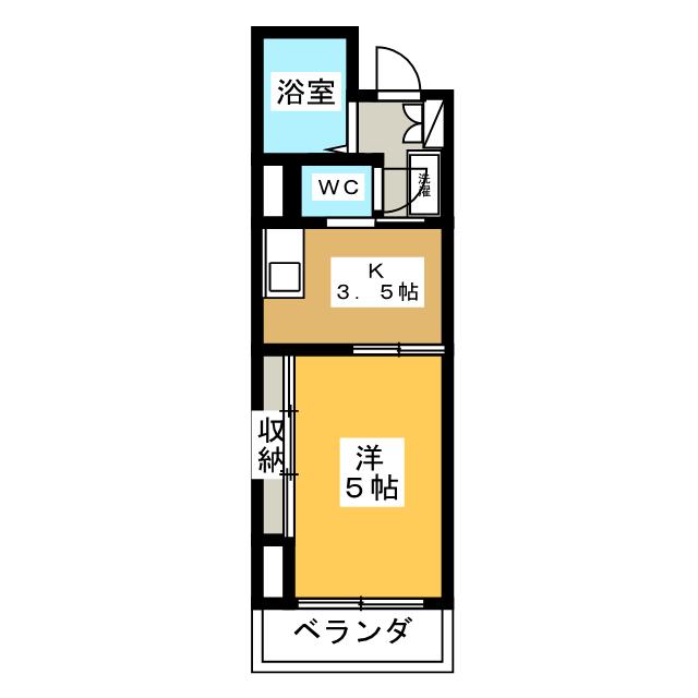 ロイヤルマンション中田の間取り